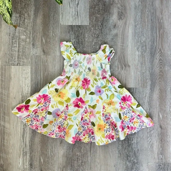 Gymboree | Dresses | Floral Kids Dress With Unique Design | Poshmark